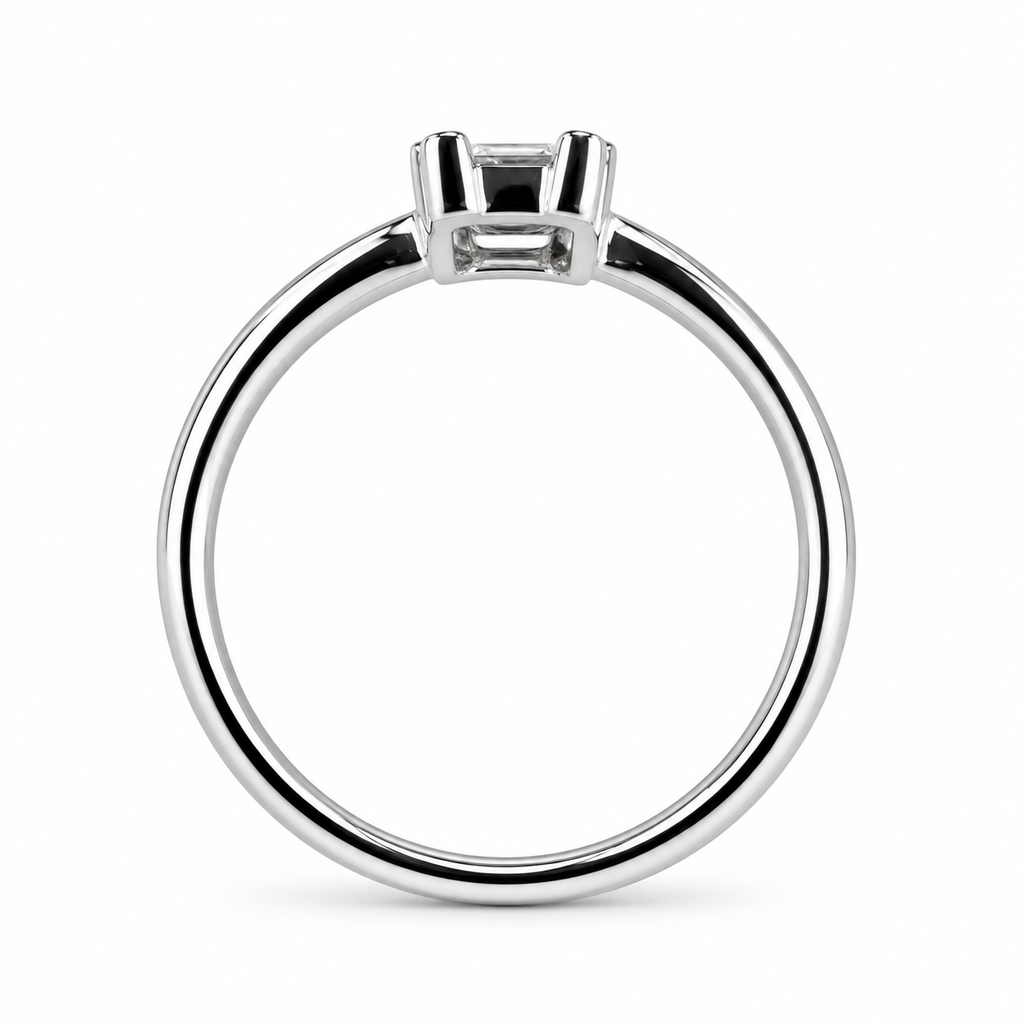 Mixed Cut Diamond Cluster Ring