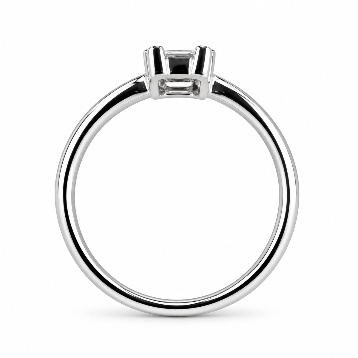 Mixed Cut Diamond Cluster Ring