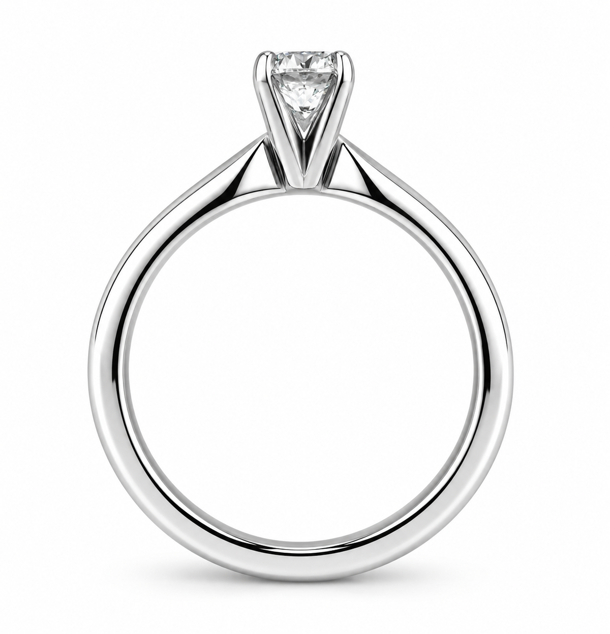 Round Diamond Solitaire Ring