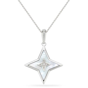 Kit Heath Céleste Astoria Glitz Mother of Pearl Star Necklace
