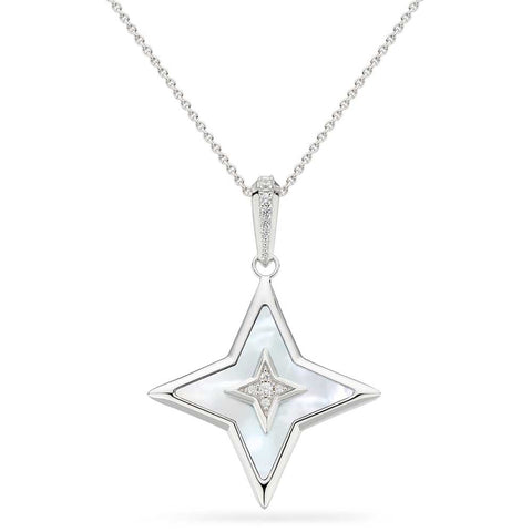 Kit Heath Céleste Astoria Glitz Mother of Pearl Star Necklace