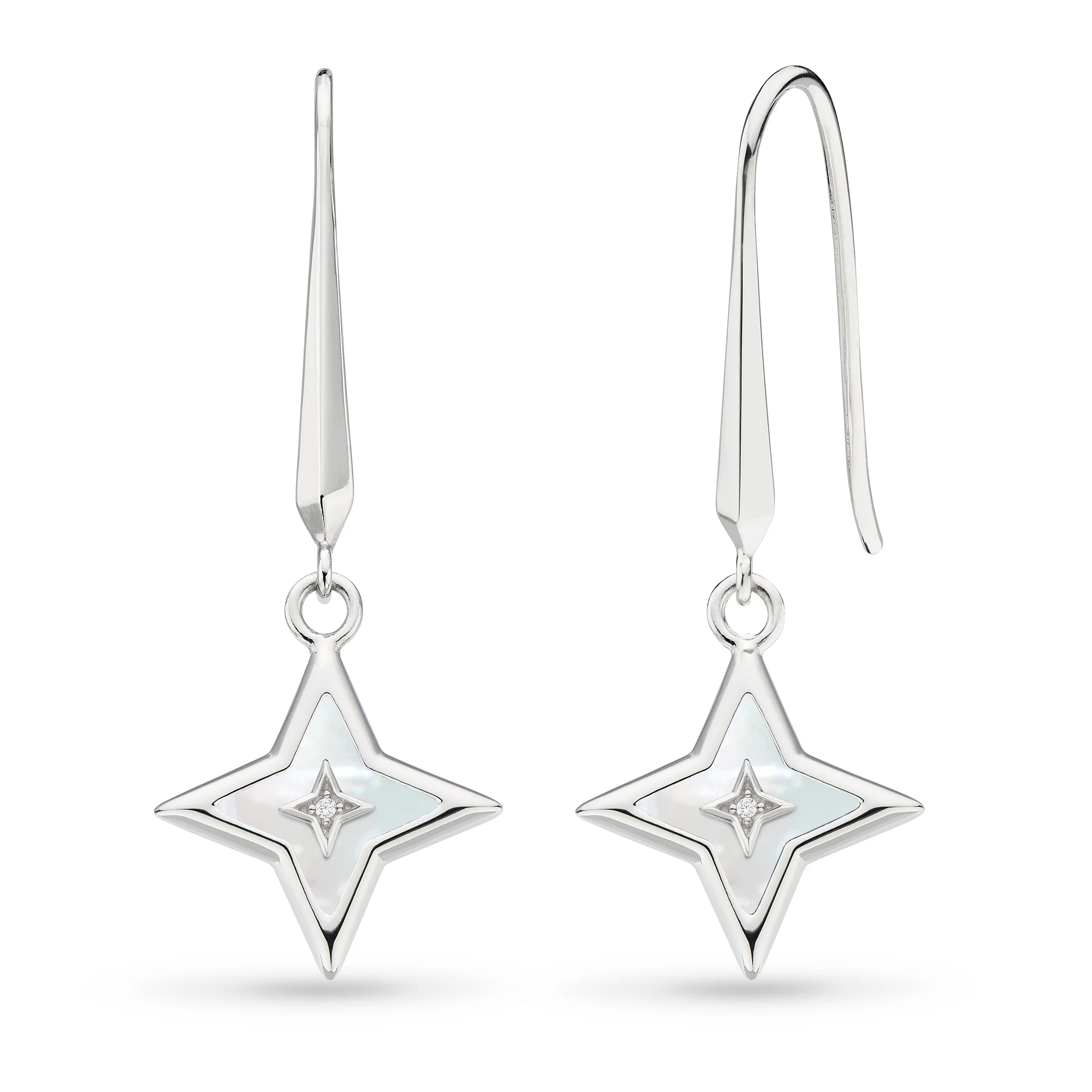 Céleste Astoria Glitz Mother of Pearl Star Drop Earrings