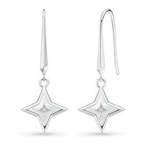 Céleste Astoria Glitz Mother of Pearl Star Drop Earrings