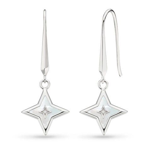 Céleste Astoria Glitz Mother of Pearl Star Drop Earrings