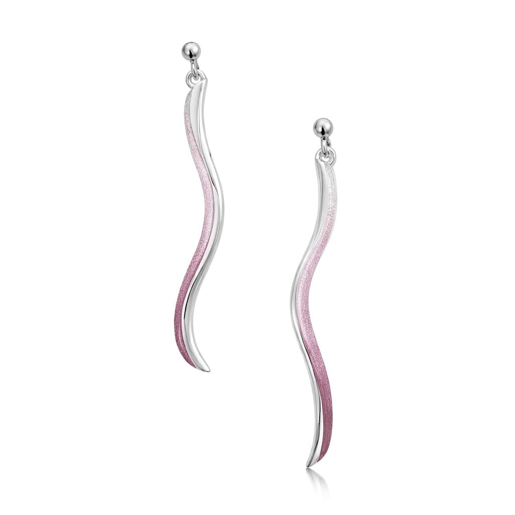 Atlantic Swell 1-Frond Long Earrings