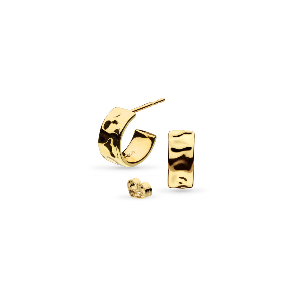 Mirage Reflect Golden Hoop Earrings