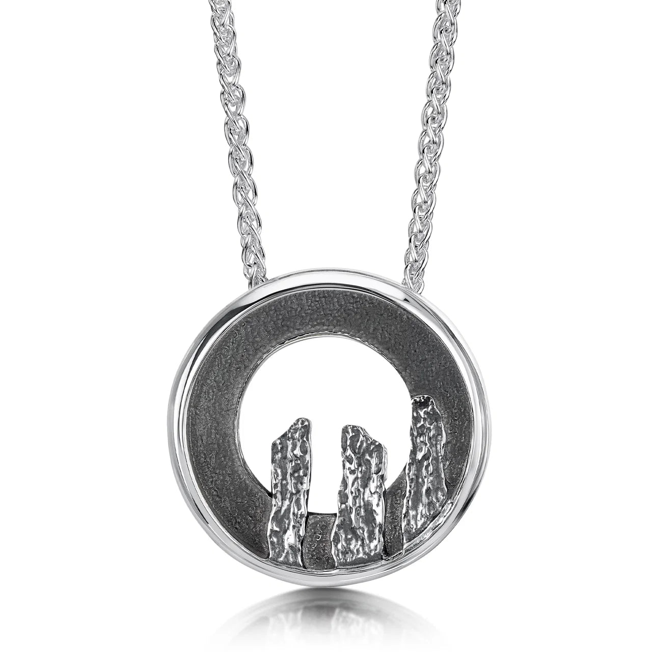 Orkney Spirit Pendant in Oxidised Sterling Silver