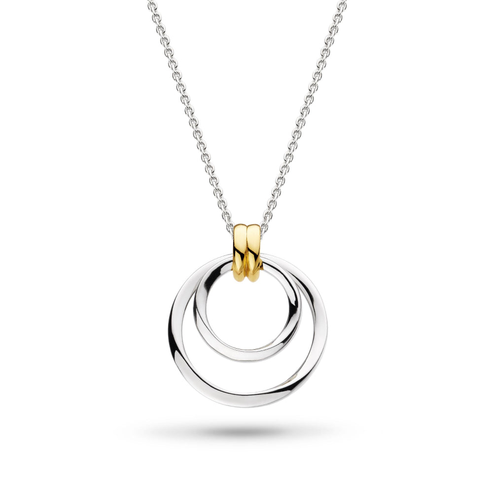 Bevel Unity Golden Duo Necklace