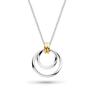 Bevel Unity Golden Duo Necklace