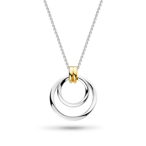 Bevel Unity Golden Duo Necklace