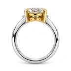 Yellow and White Diamond Toi et Moi - Lab Grown