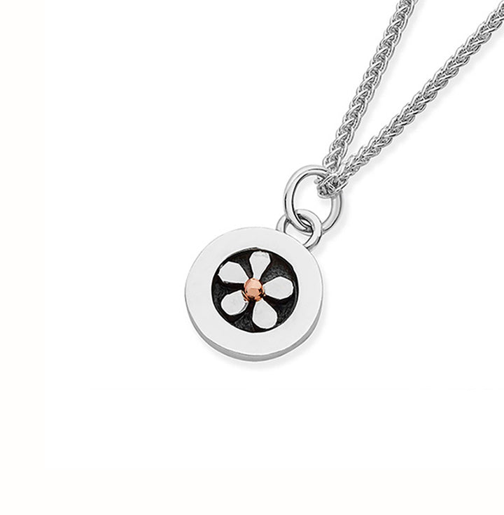 Flower Oxidised Necklace
