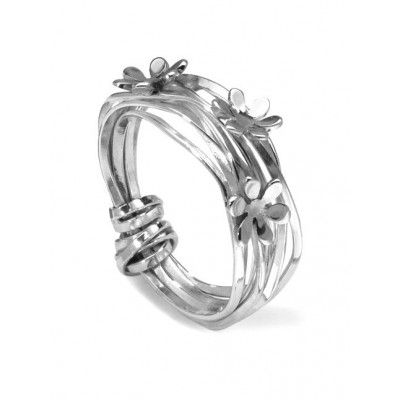 Woven Scribbles Ring