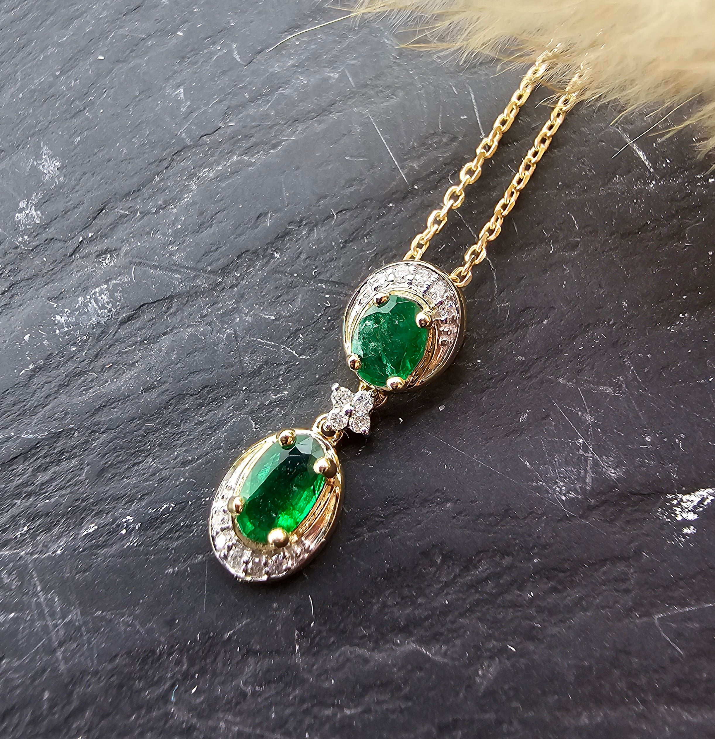 Emerald Drop Pendant