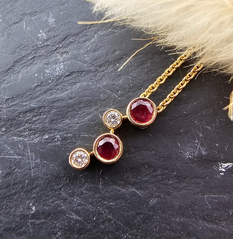 Ruby Bubble Pendant