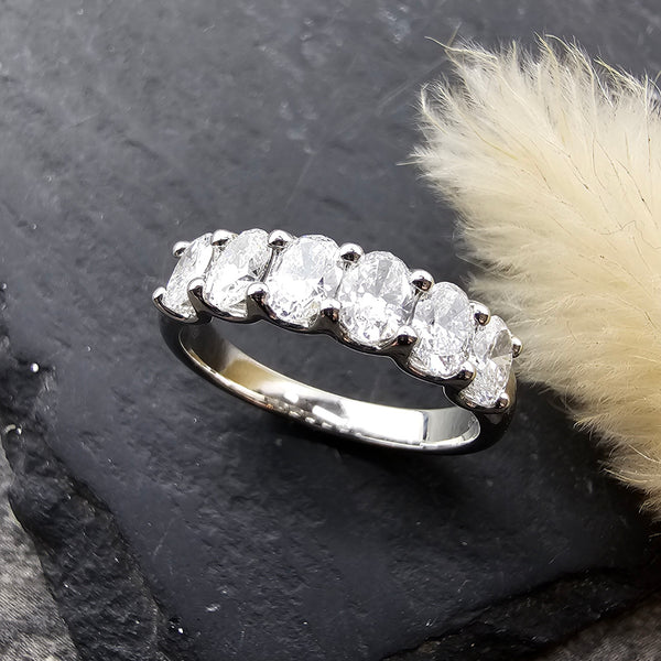 Lab grown diamond eternity ring