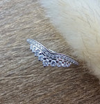 Tiara style double row diamond set band