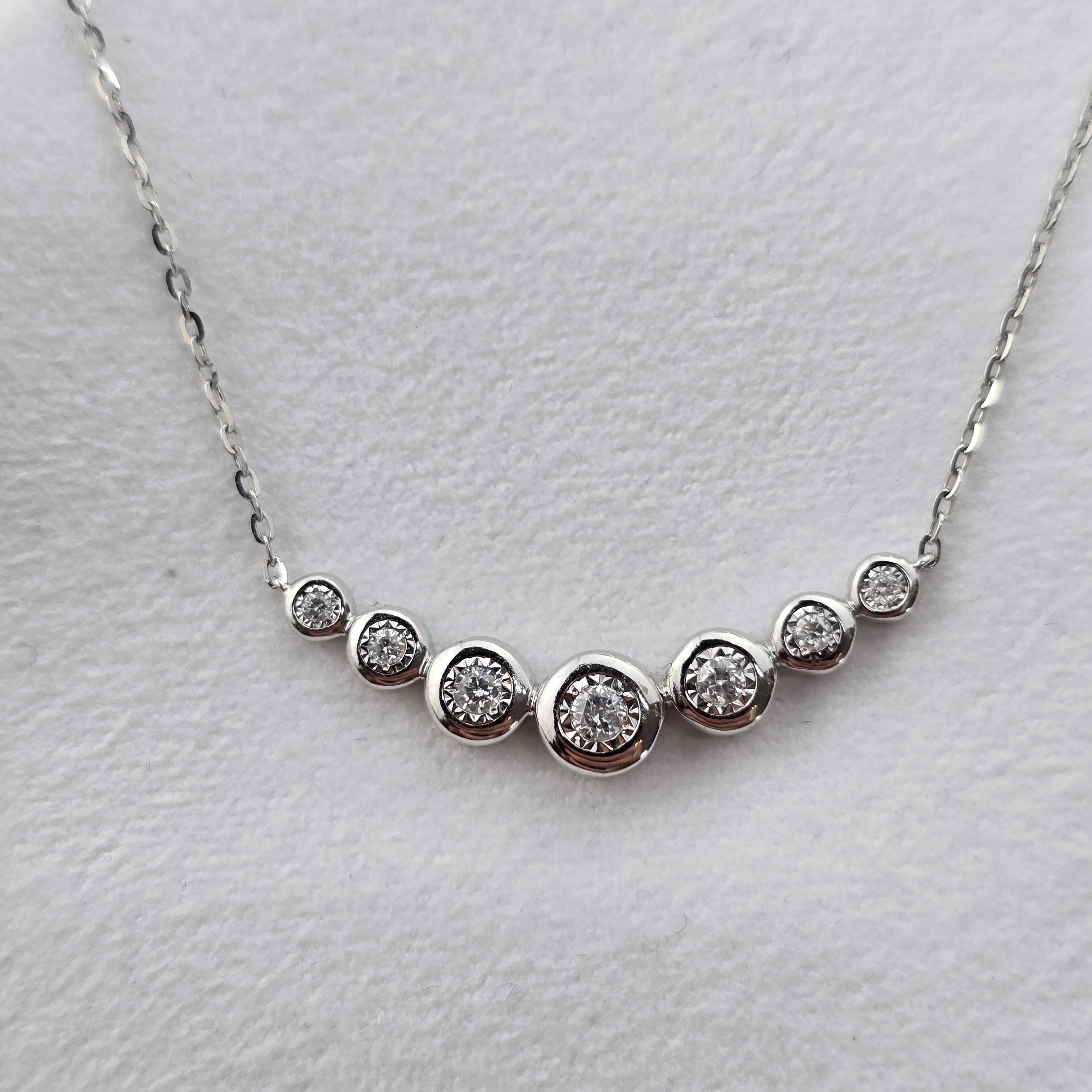 Graduated Diamond Pendant