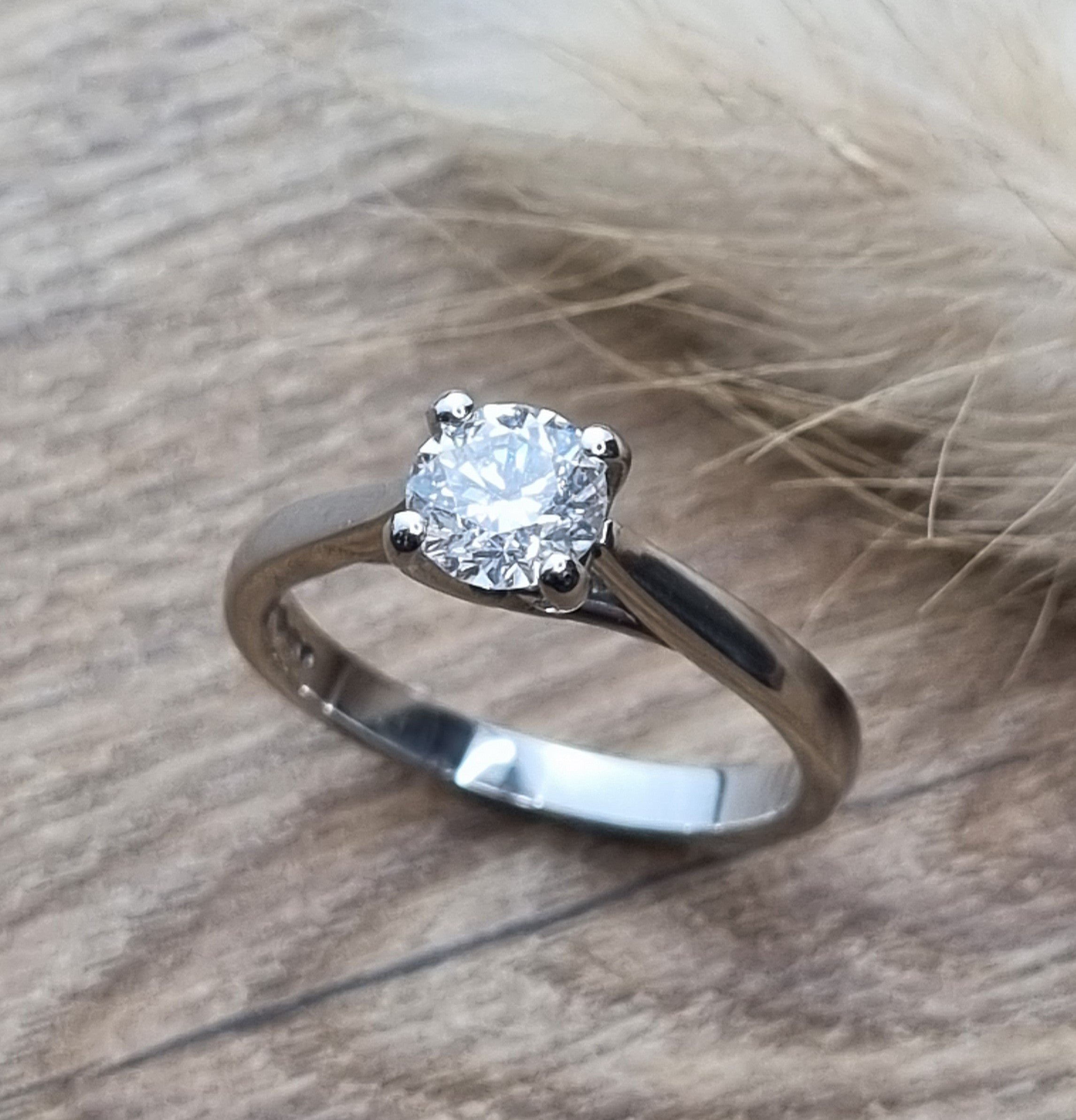 Round Brilliant Cut Diamond Solitaire Ring