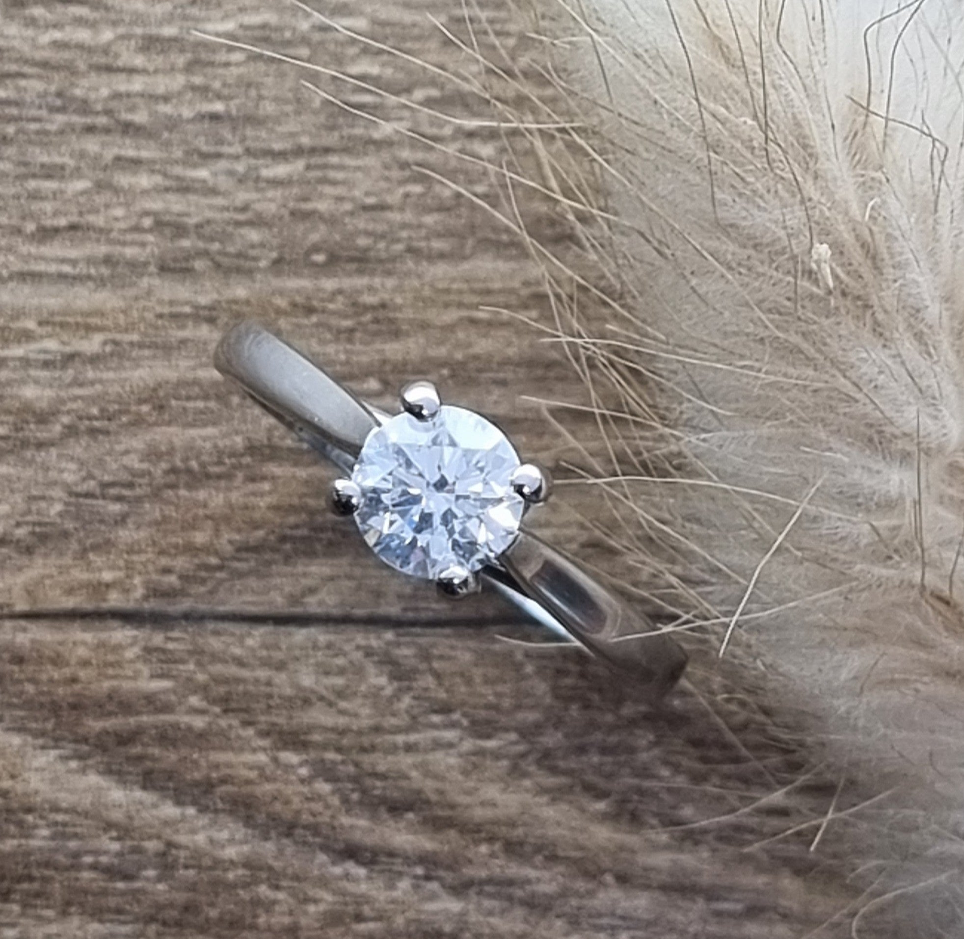 Round Brilliant Cut Diamond Solitaire Ring