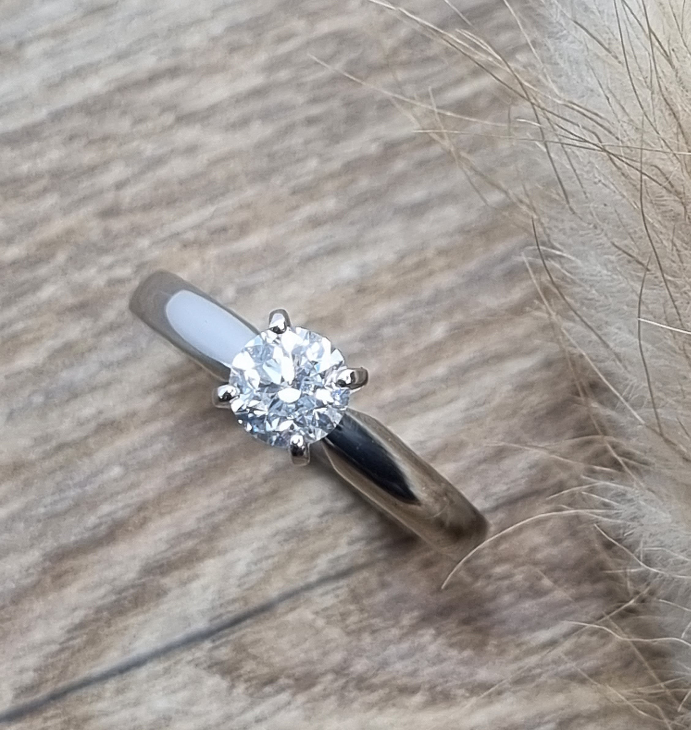 Round Brilliant Cut Diamond Solitaire Ring