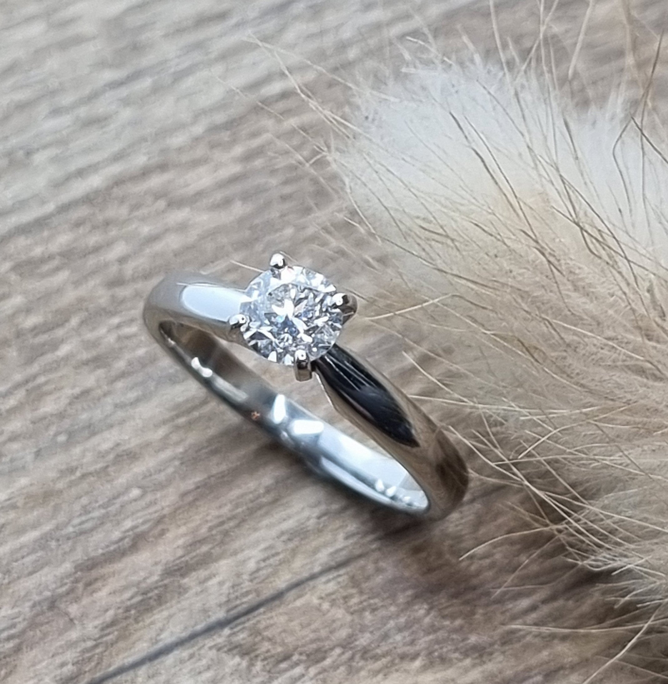 Round Brilliant Cut Diamond Solitaire Ring