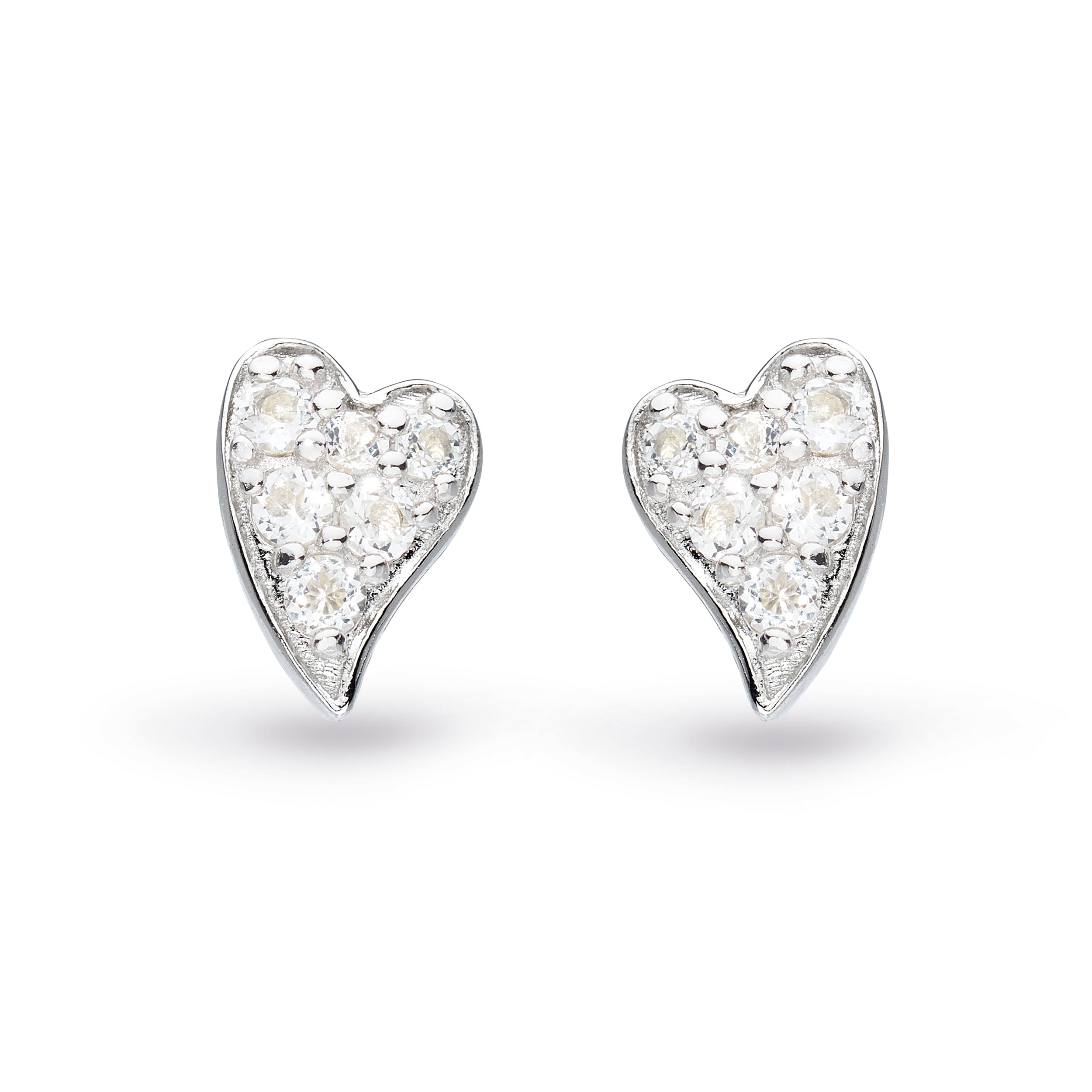 Lust Precious White topaz stud earrings