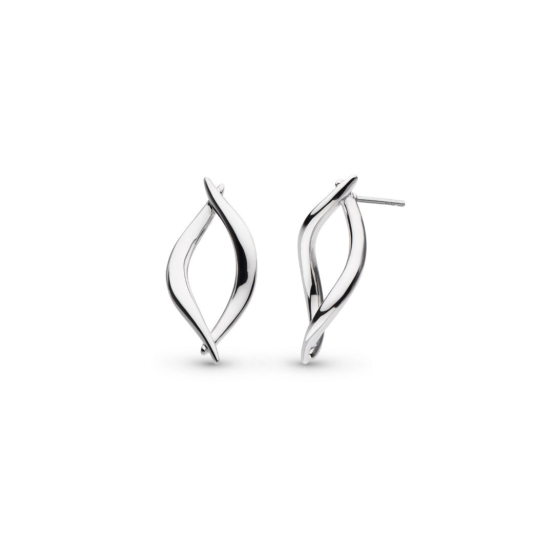 Entwine Twine Twist Link Stud Earrings