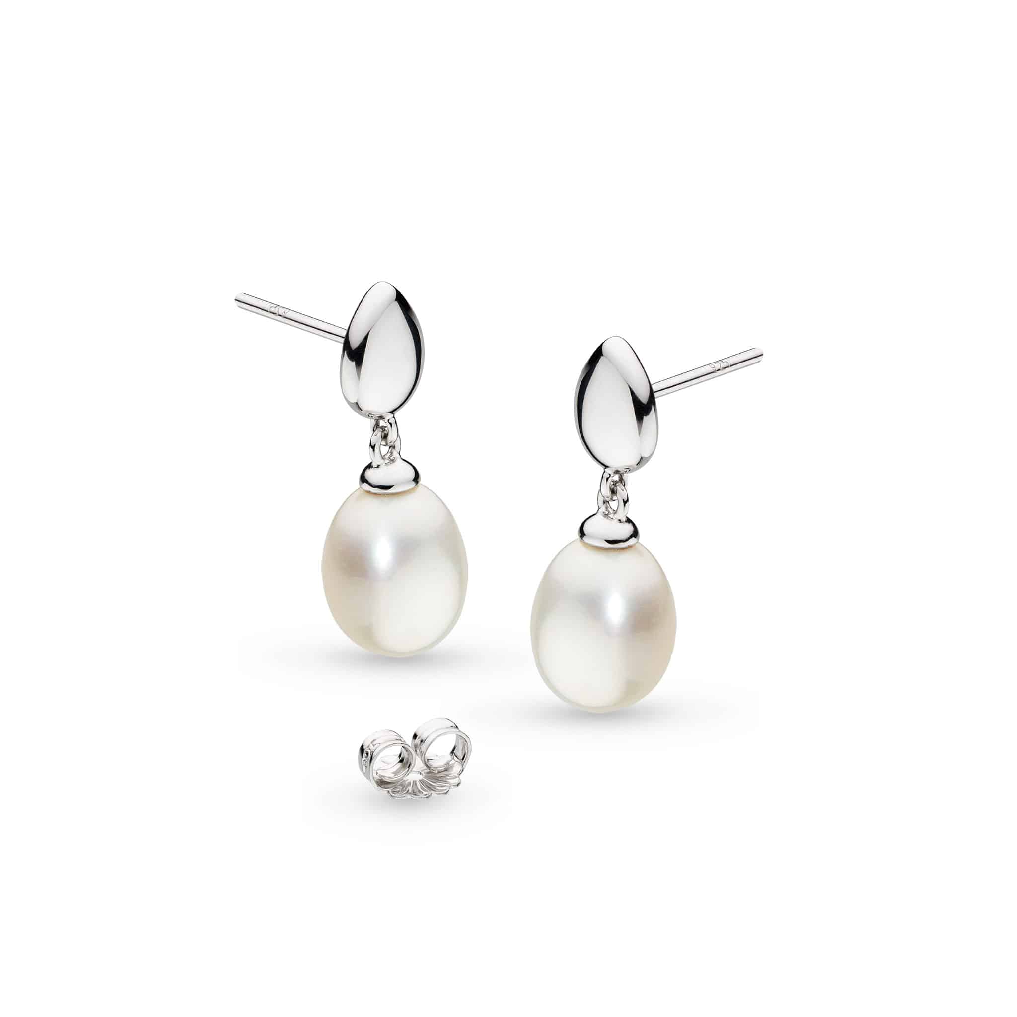 Coast Pebble Pearl FP RP Stud Drop Earrings