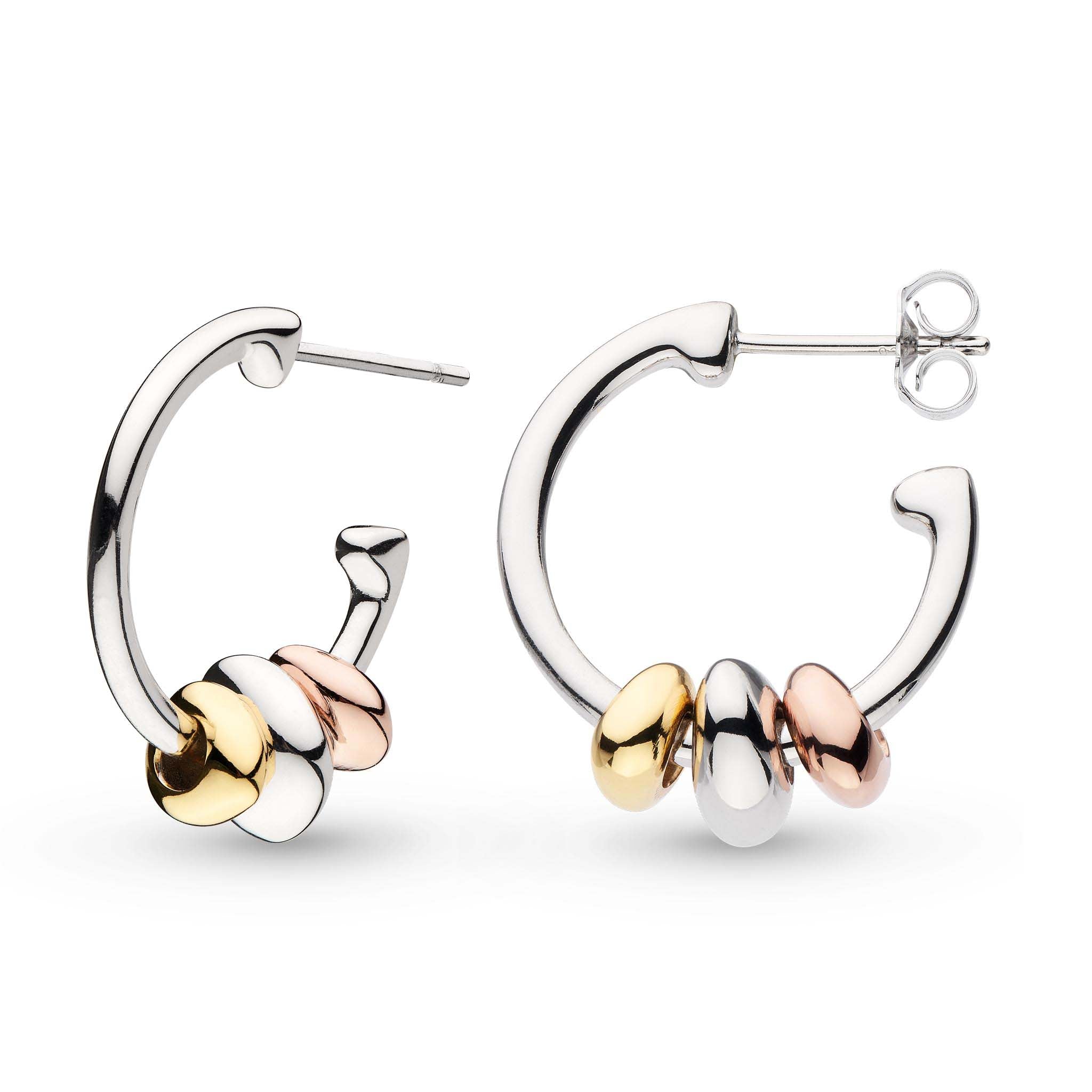 Coast Tumble Golden Hoop Earrings