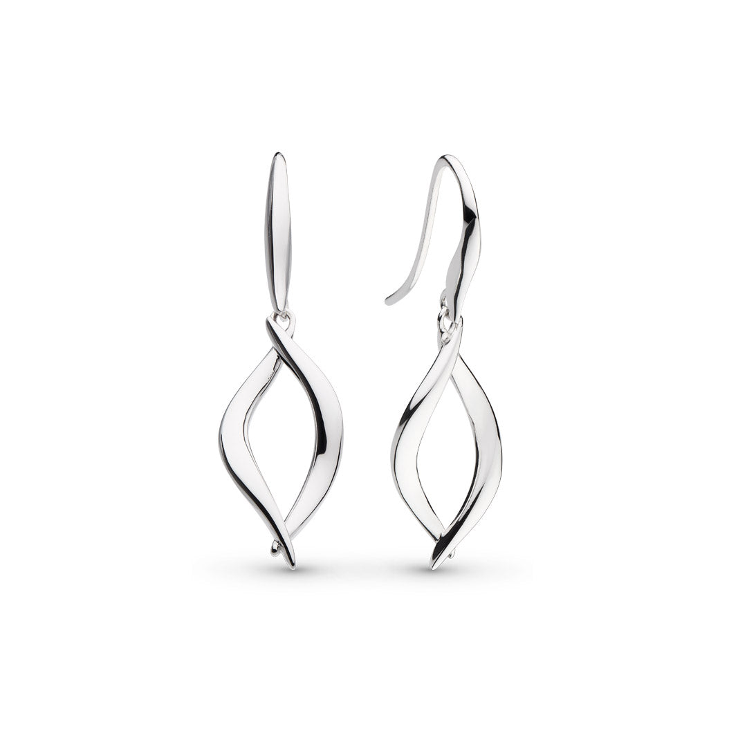 Entwine Twine Twist Link Drop Earrings