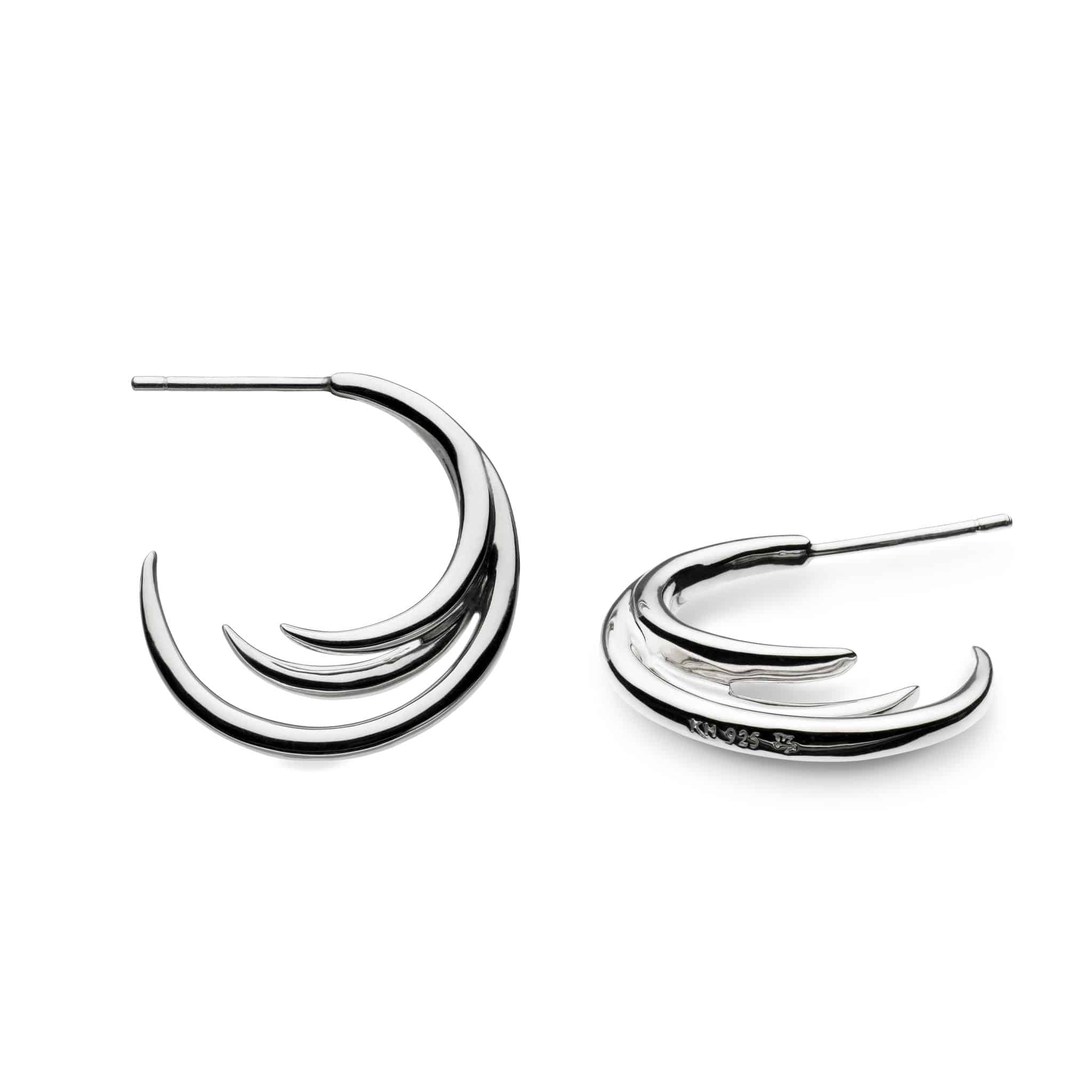 Entwine Helix Wrap RP Hoop Stud Earrings