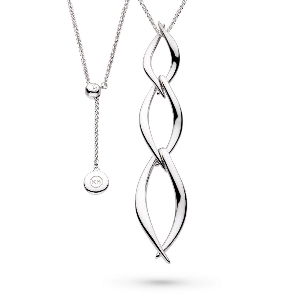 Entwine Twine Twist Trio Link Necklace