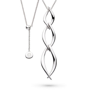Entwine Twine Twist Trio Link Necklace