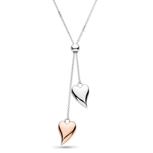 Desire Cherish Blush RP/RGP Heart 22" Lariat Necklace (H)