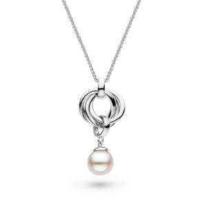 Bevel Trilogy Pearl FP RP 18" Necklace