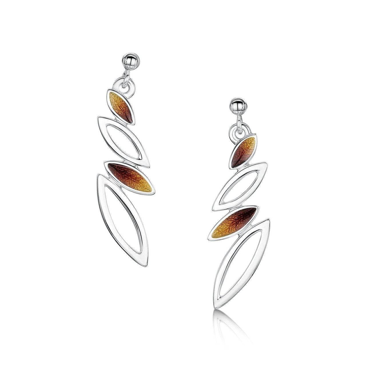 Seasons 4-leaf Drop Earrings