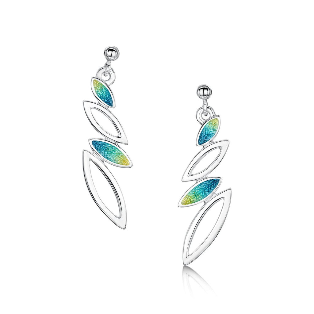 Seasons 4-leaf Drop Earrings