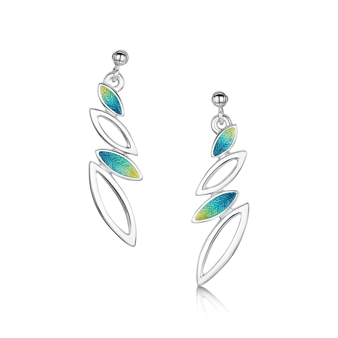 Seasons 4-leaf Drop Earrings