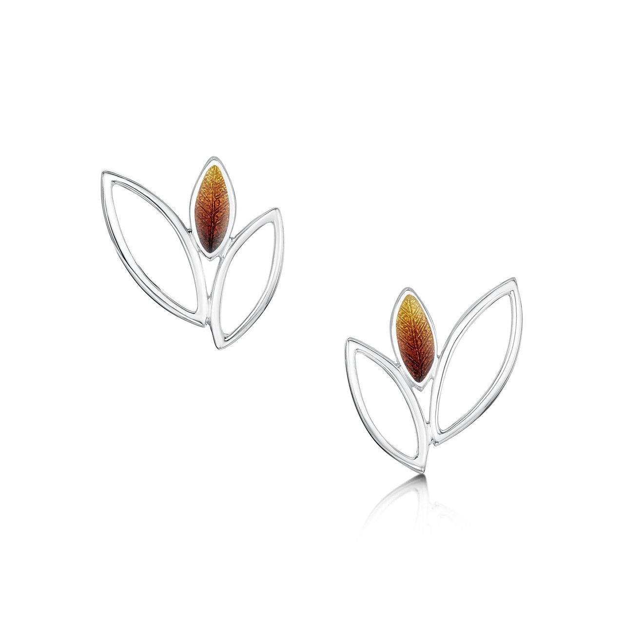 Seasons 3-leaf Stud Earrings