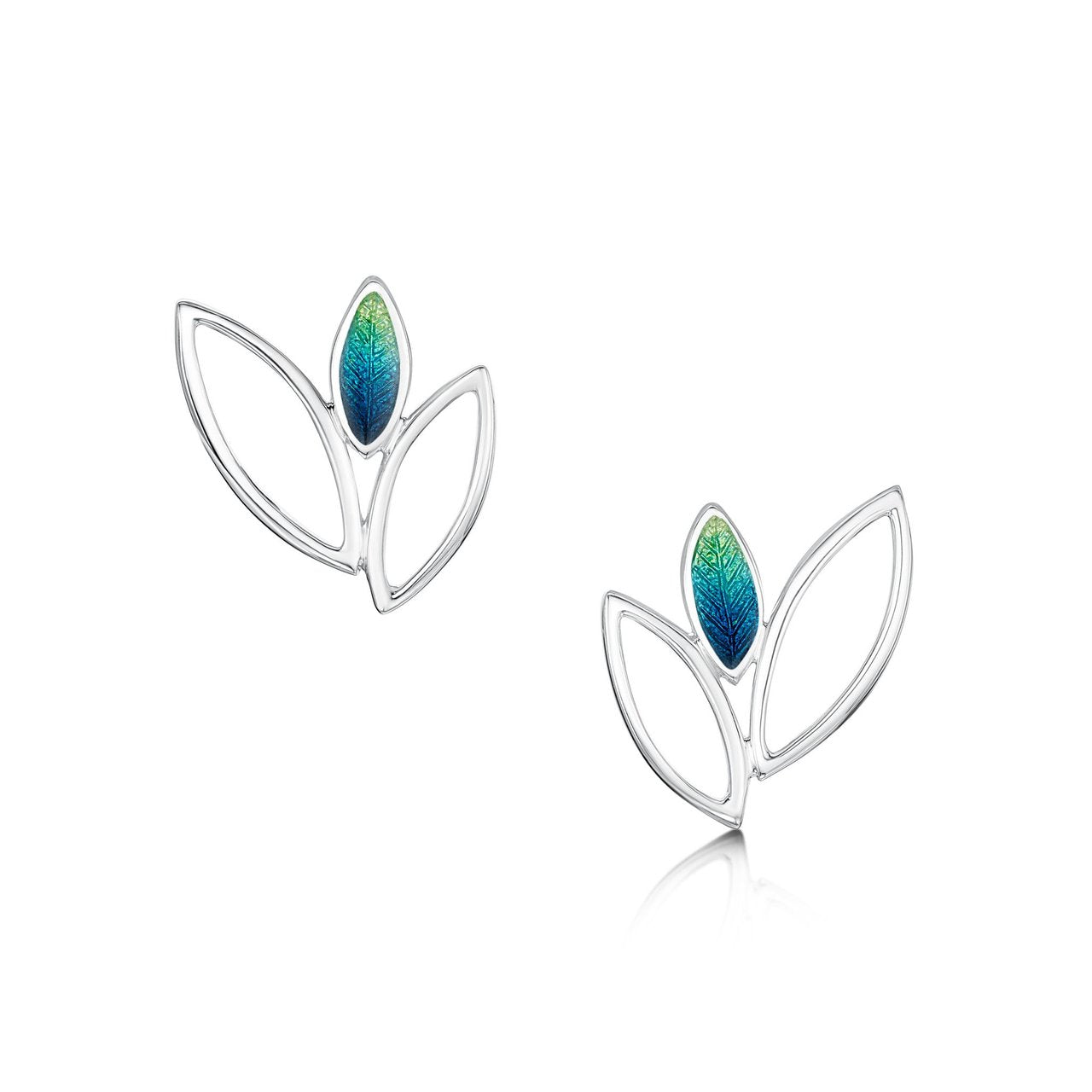 Seasons 3-leaf Stud Earrings