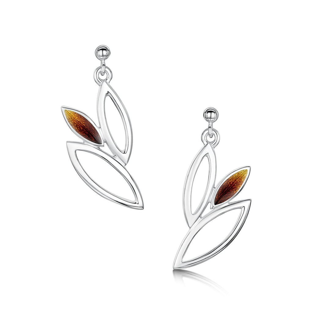 Seasons 3-leaf Drop Earrings