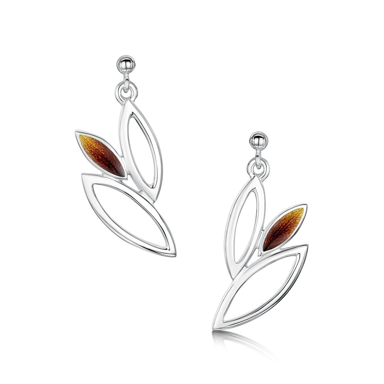 Seasons 3-leaf Drop Earrings