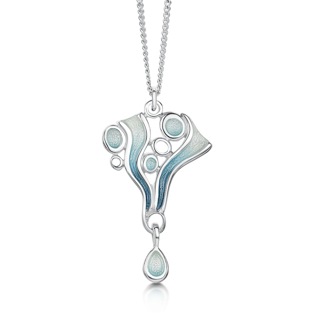 Arctic Stream Small Droplet Pendant