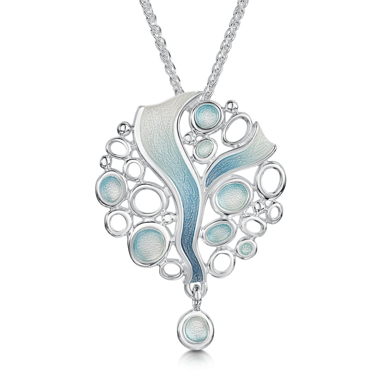 Arctic Stream Droplet Dress Pendant