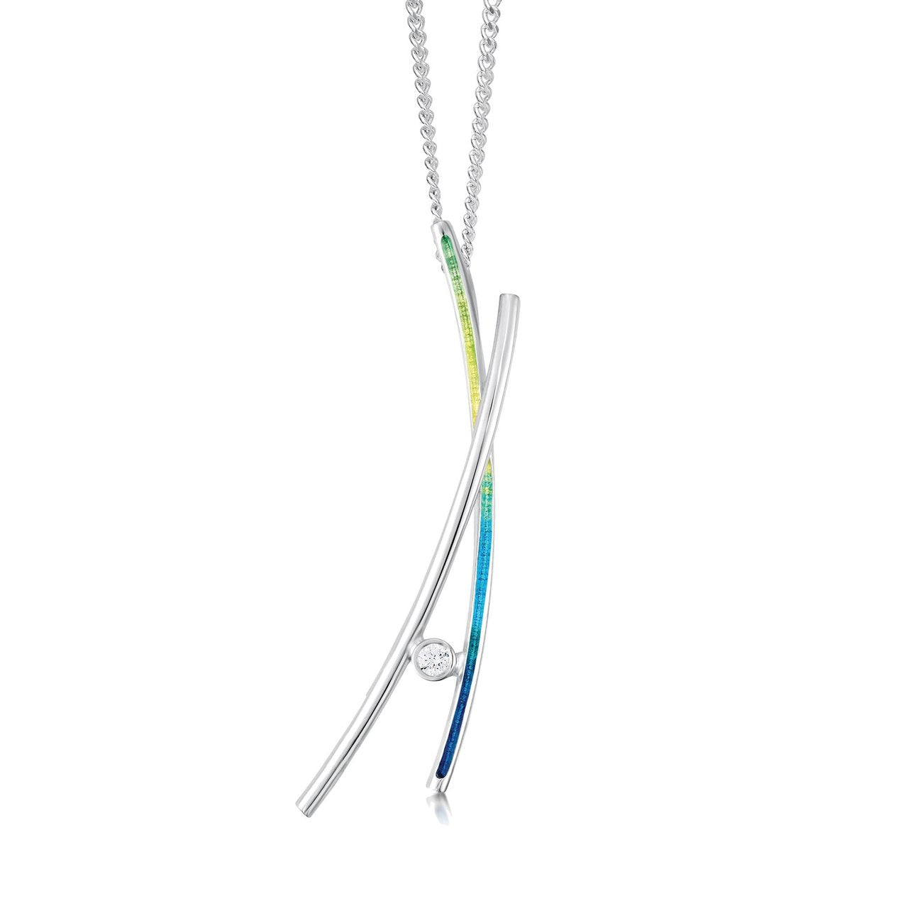 Wild Grasses Pendant in Meadow