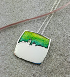 Sterling Silver Linlithgow Skyline Pendant (large)