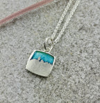 Sterling Silver Linlithgow skyline pendant (small)
