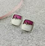 Sterling silver Linlithgow Skyline earrings