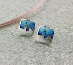 Sterling silver Linlithgow Skyline earrings